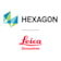 Logo Leica Geosystems, part of Hexagon