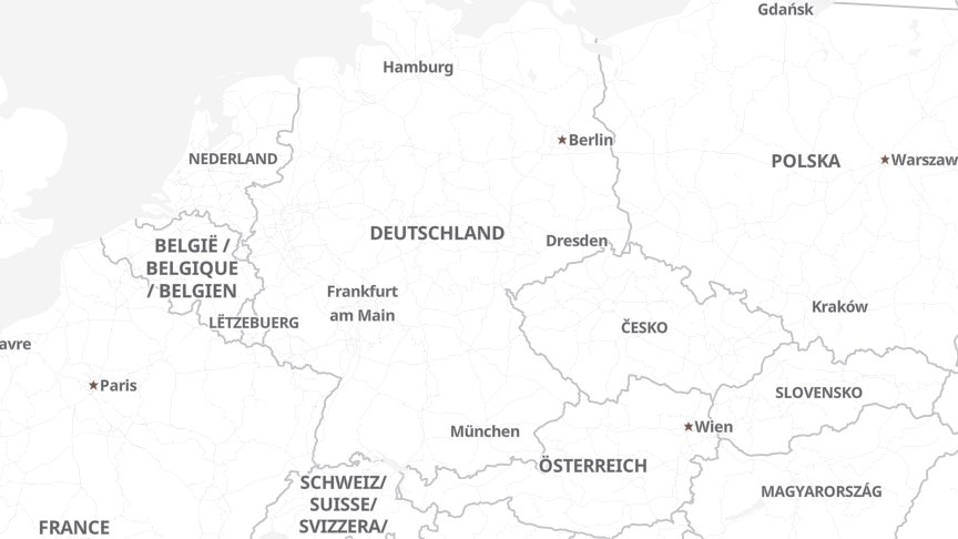 Map of the locations of TeamViewer GmbH