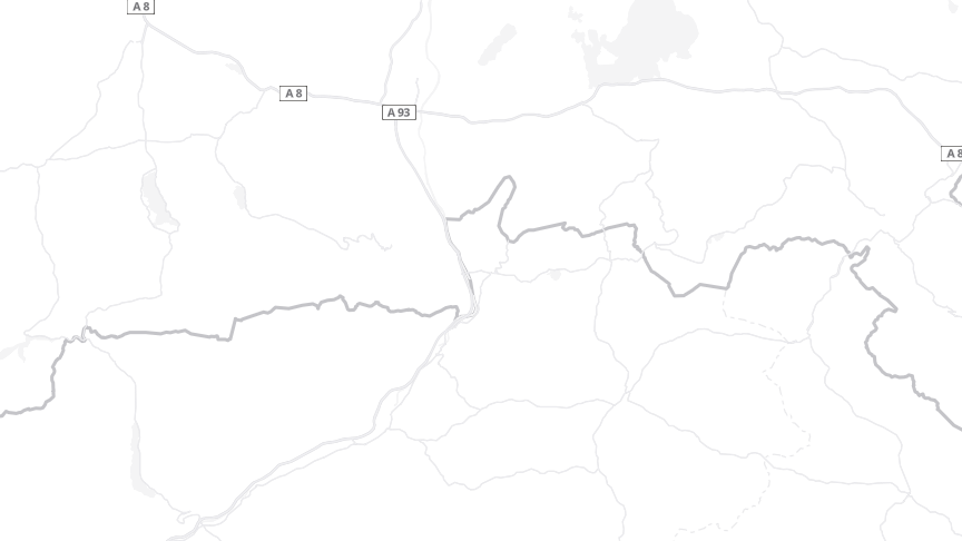 Map of the job locations