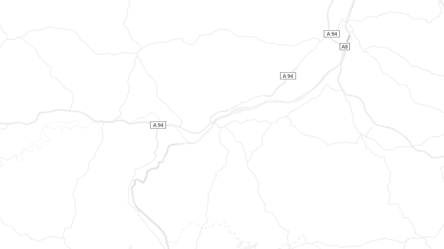 Map of the job locations