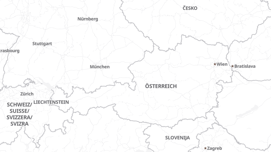 Map of the job locations