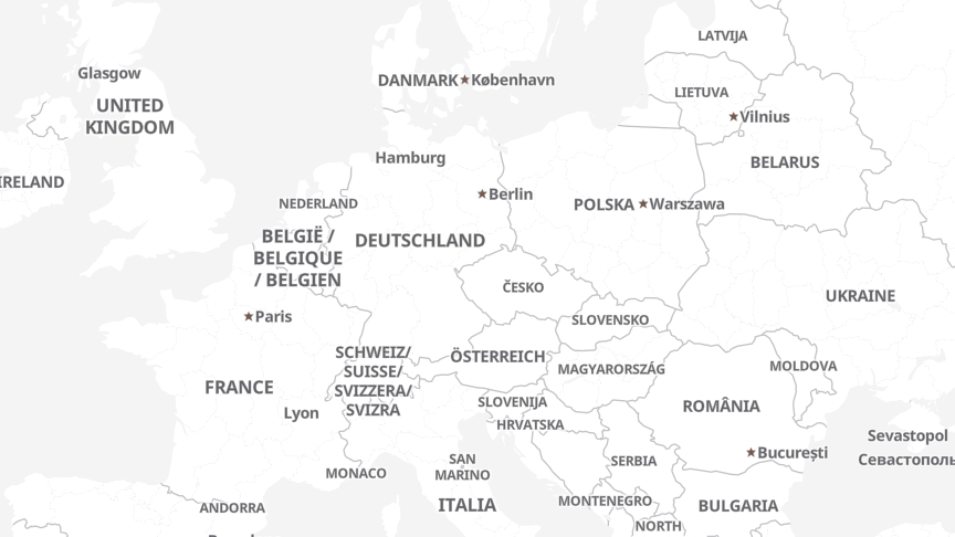 Map of the locations of Hapeko