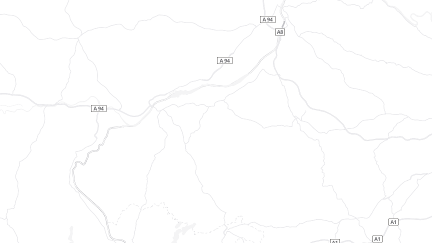 Map of the job locations