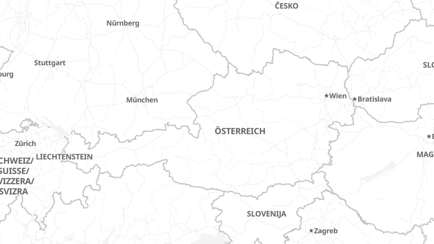 Map of the job locations