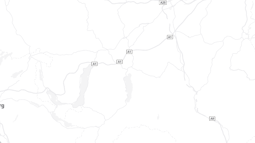 Map of the job locations