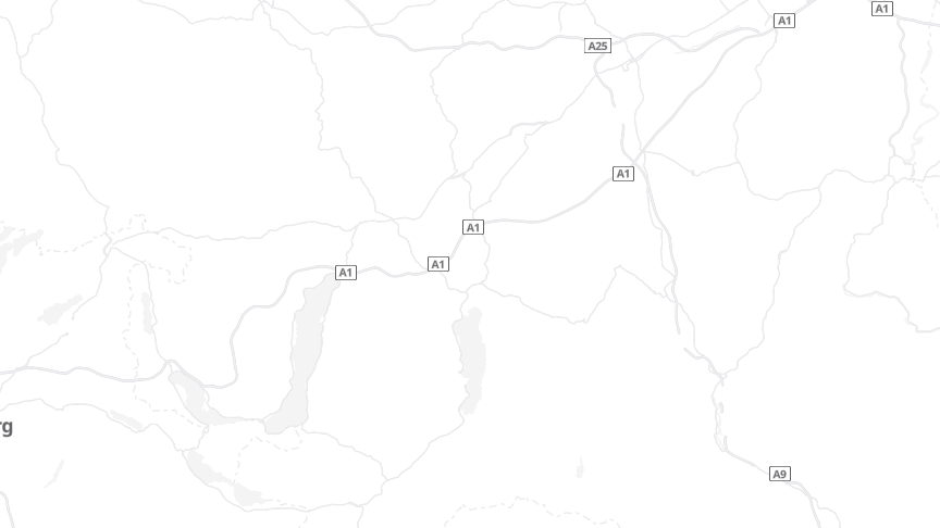 Map of the job locations