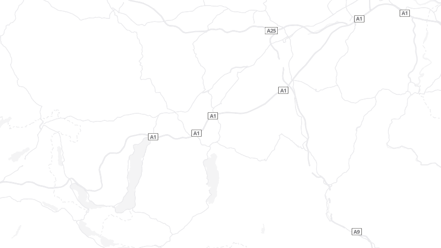 Map of the job locations
