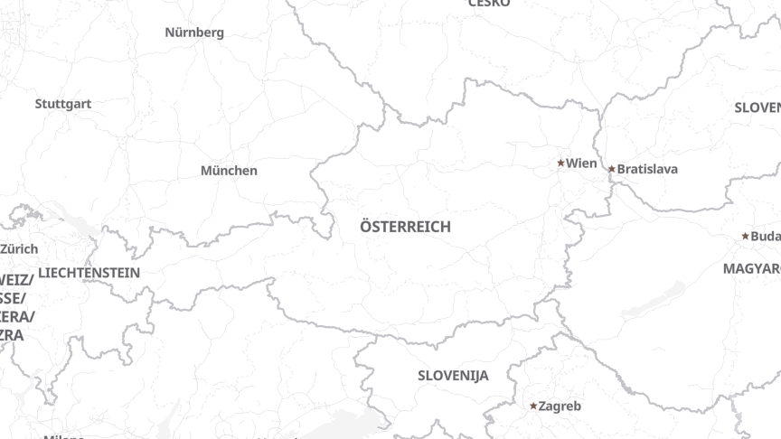 Map of the job locations