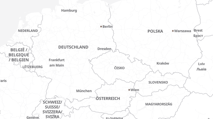 Map of the locations of svarmony Technologies GmbH