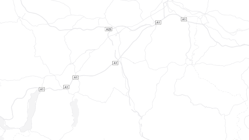 Map of the job locations