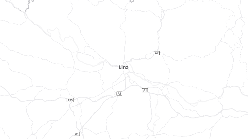 Map of the job locations