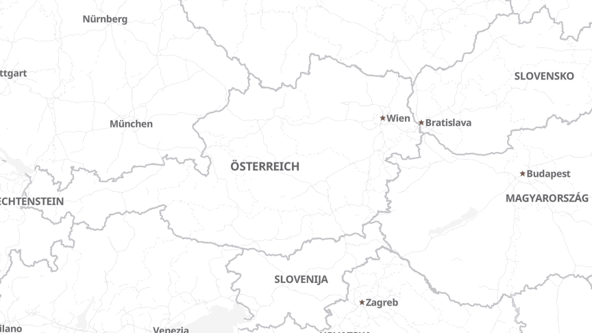 Map of the job locations
