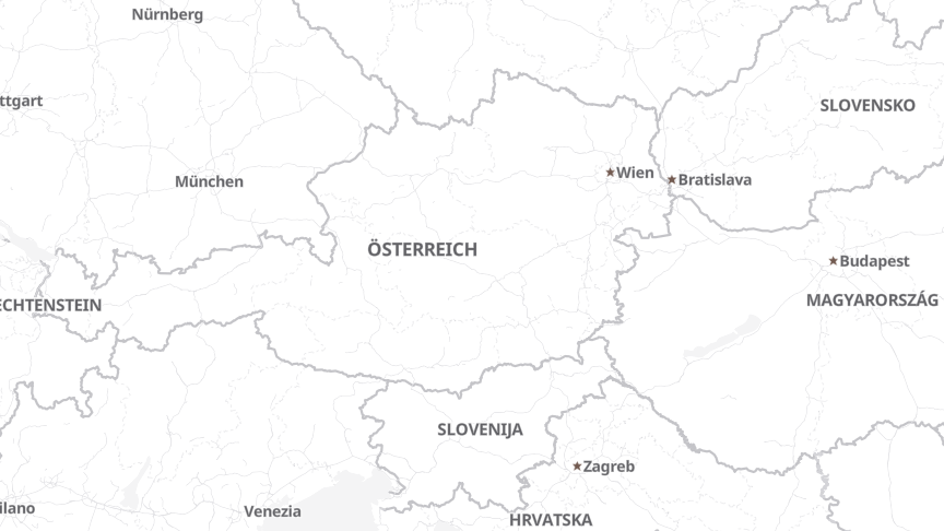 Map of the job locations