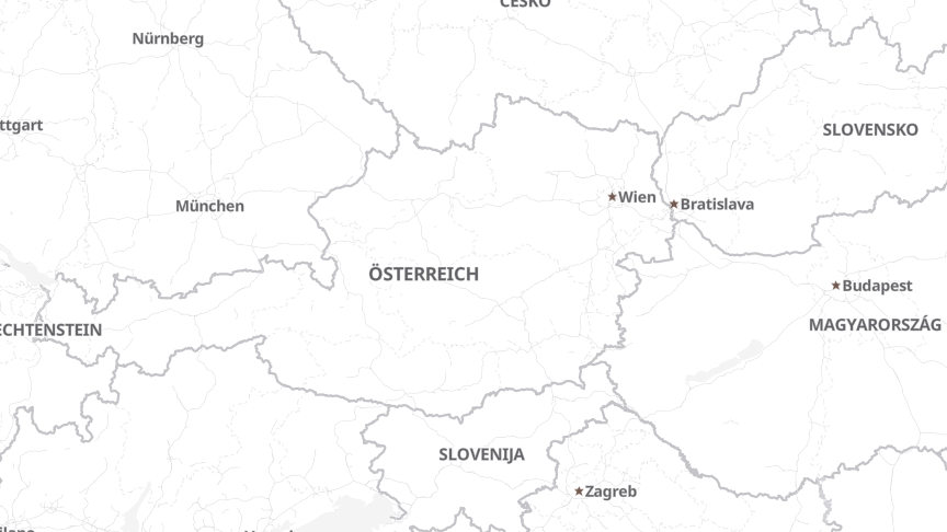 Map of the job locations