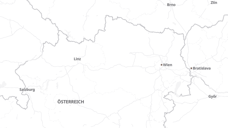 Map of the job locations
