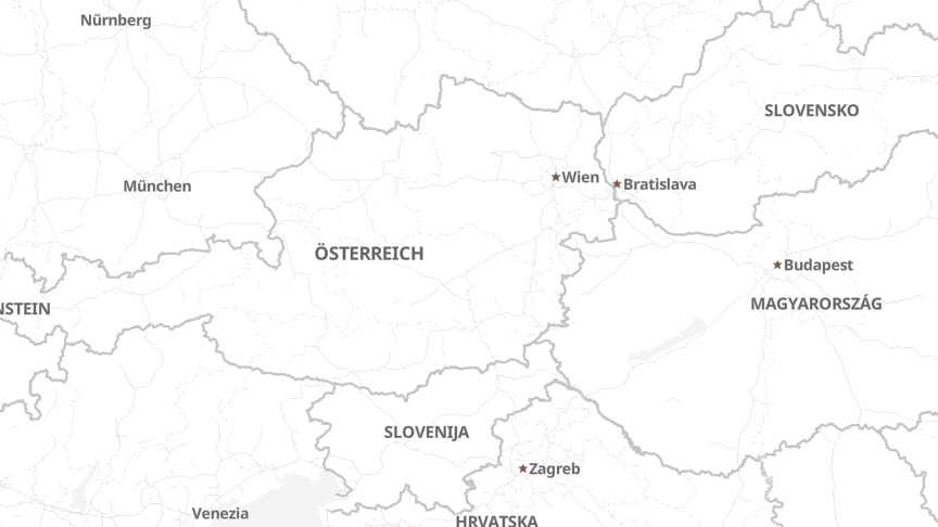 Map of the locations of Amazon