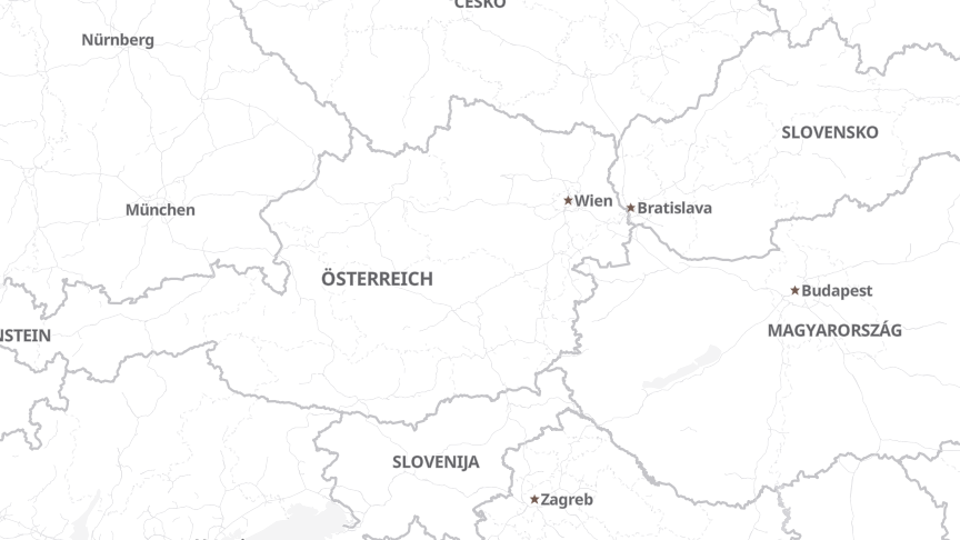 Map of the job locations