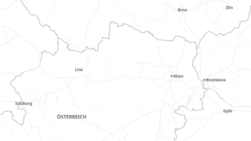 Map of the job locations