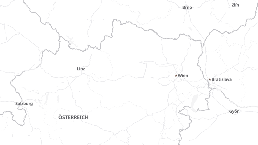 Map of the job locations