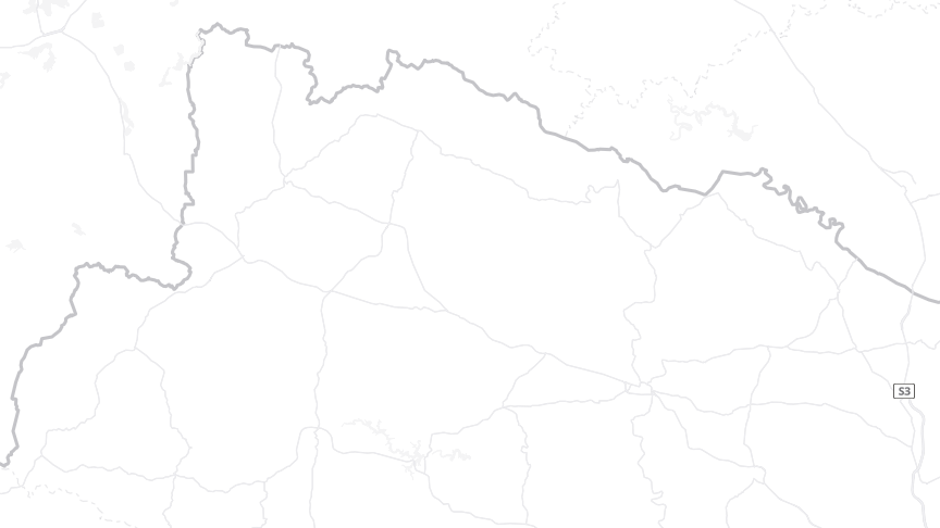 Map of the job locations