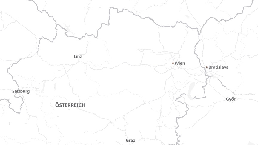Map of the locations of ETM professional control GmbH