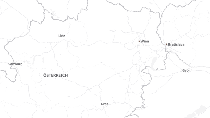 Map of the locations of Vestas Österreich GmbH