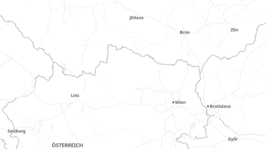 Map of the job locations