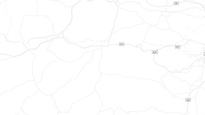 Map of the job locations