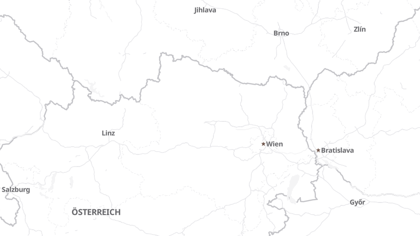 Map of the job locations
