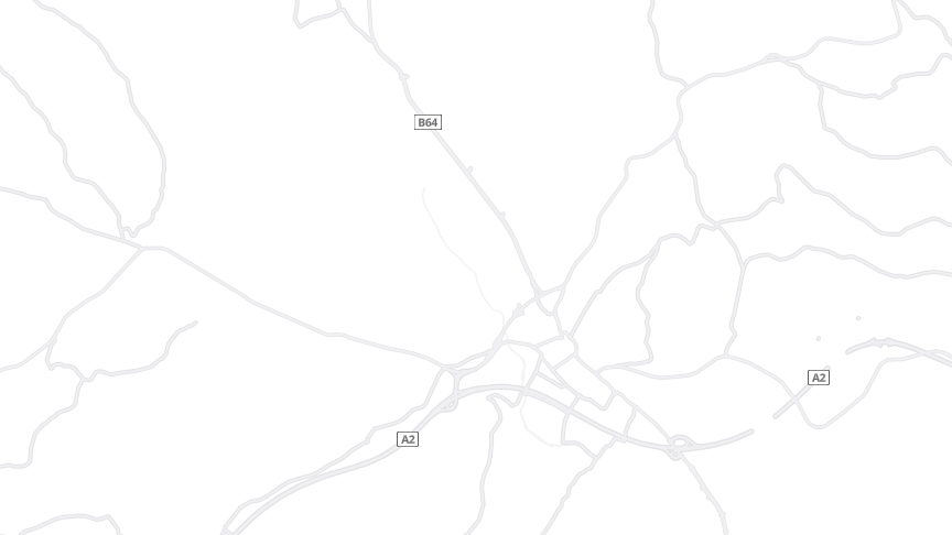 Map of the job locations