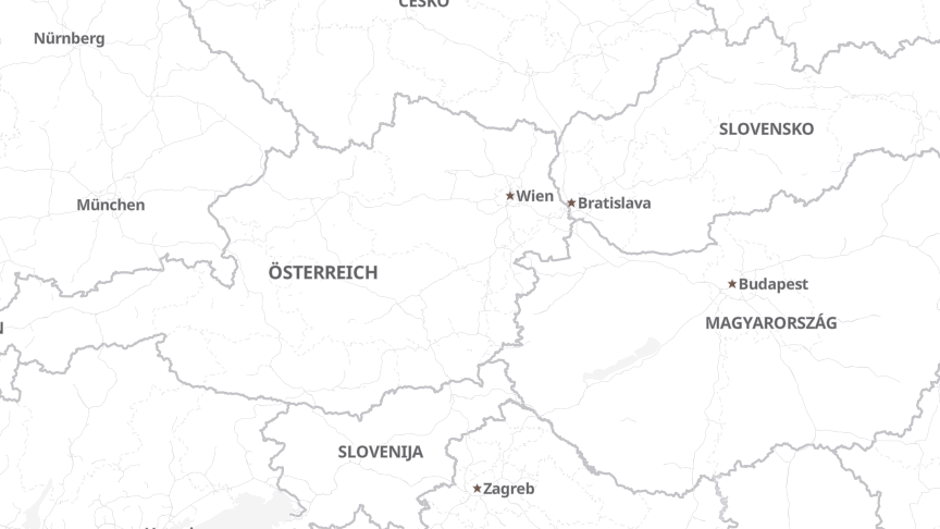 Map of the job locations