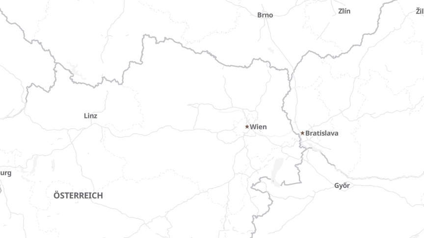Map of the locations of NÖ Landesgesundheitsagentur