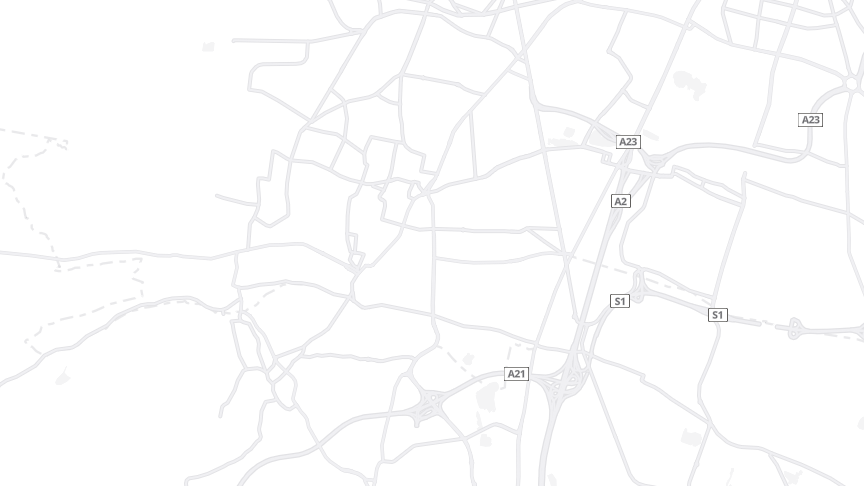 Map of the job locations