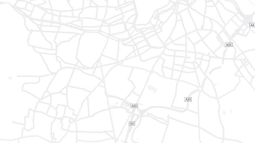 Map of the job locations