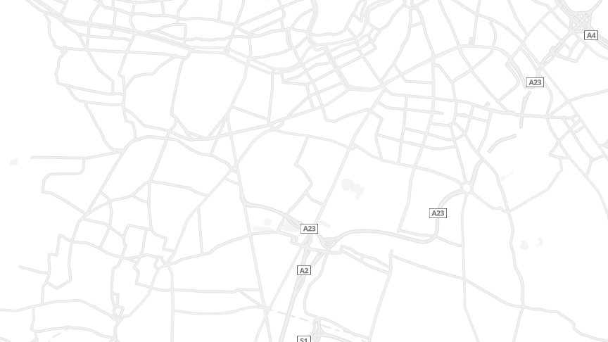 Map of the job locations