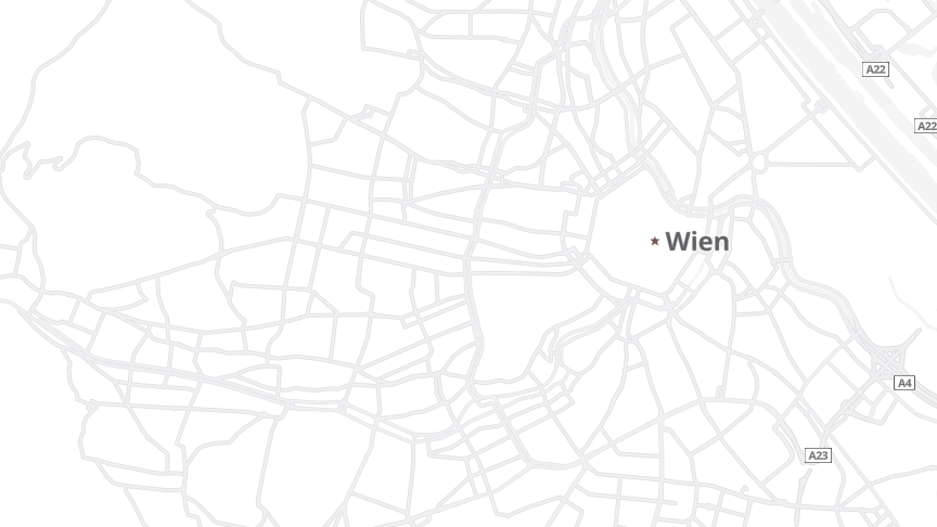 Map of the locations of Amnesty International