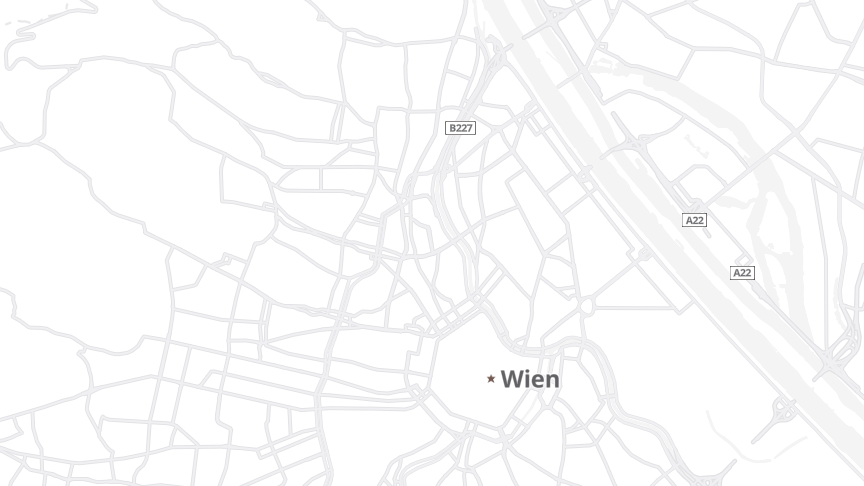 Map of the job locations