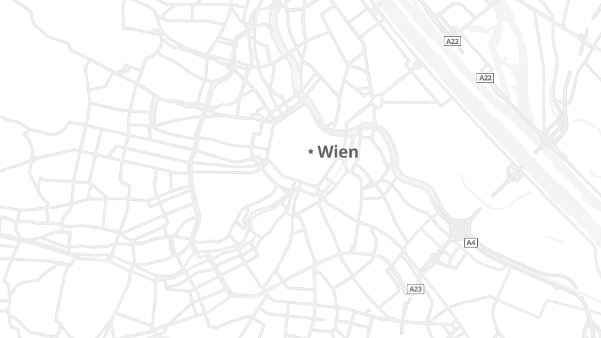 Map of the locations of Falstaff Verlags GmbH