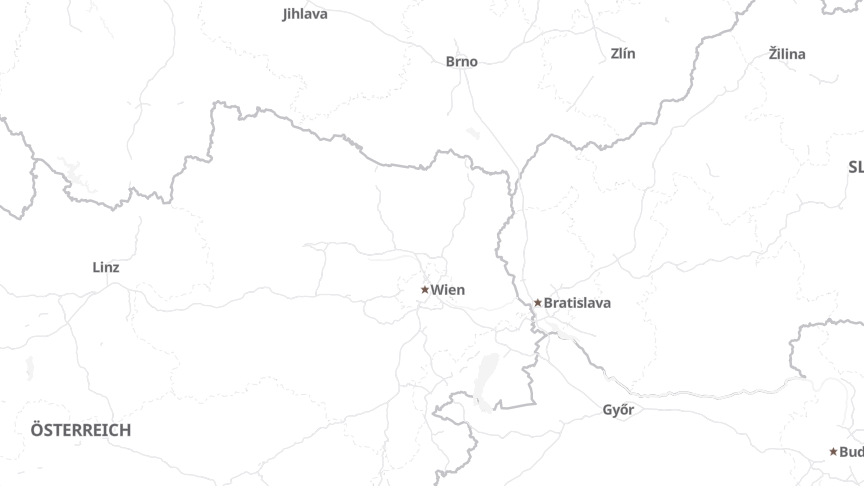 Map of the job locations