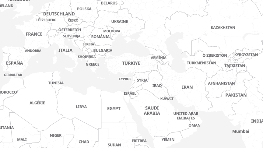 Map of the locations of SAIMOS