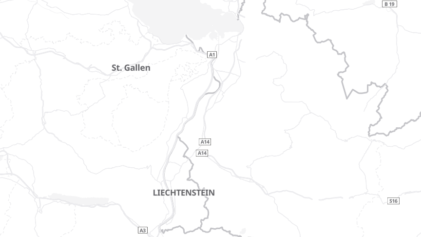 Map of the job locations