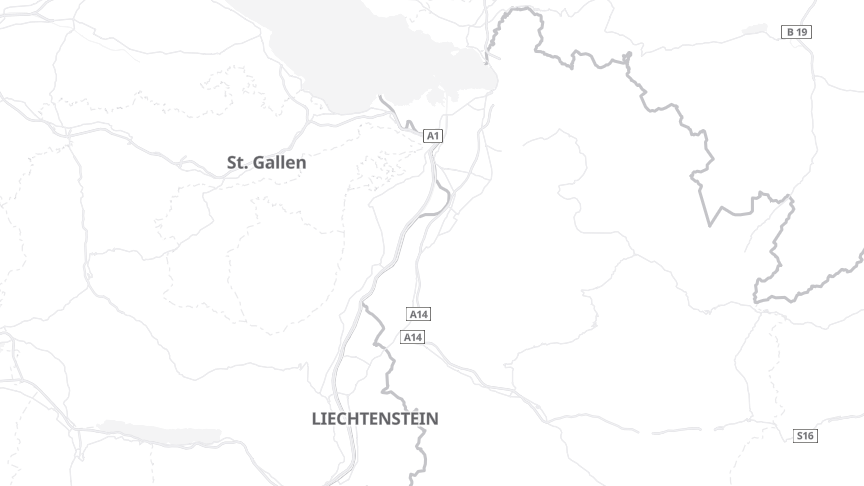Map of the job locations