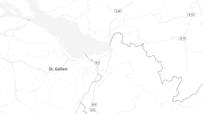 Map of the job locations